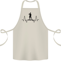 Paddleboard ECG Paddleboarding Pulse Cotton Apron 100% Organic Natural