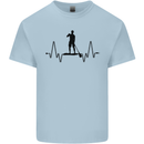 Paddleboard ECG Paddleboarding Pulse Kids T-Shirt Childrens Light Blue