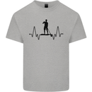 Paddleboard ECG Paddleboarding Pulse Kids T-Shirt Childrens Sports Grey