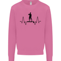 Paddleboard ECG Paddleboarding Pulse Mens Sweatshirt Jumper Azalea