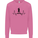 Paddleboard ECG Paddleboarding Pulse Mens Sweatshirt Jumper Azalea