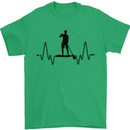 Paddleboard ECG Paddleboarding Pulse Mens T-Shirt 100% Cotton Irish Green