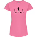 Paddleboard ECG Paddleboarding Pulse Womens Petite Cut T-Shirt Azalea