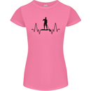 Paddleboard ECG Paddleboarding Pulse Womens Petite Cut T-Shirt Azalea
