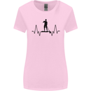 Paddleboard ECG Paddleboarding Pulse Womens Wider Cut T-Shirt Light Pink