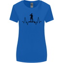 Paddleboard ECG Paddleboarding Pulse Womens Wider Cut T-Shirt Royal Blue