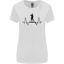 Paddleboard ECG Paddleboarding Pulse Womens Wider Cut T-Shirt White