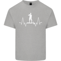 Paddleboard Pulse Paddle Boarding ECG Kids T-Shirt Childrens Sports Grey