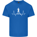 Paddleboard Pulse Paddle Boarding ECG Mens Cotton T-Shirt Tee Top Royal Blue