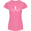 Paddleboard Pulse Paddle Boarding ECG Womens Petite Cut T-Shirt Azalea