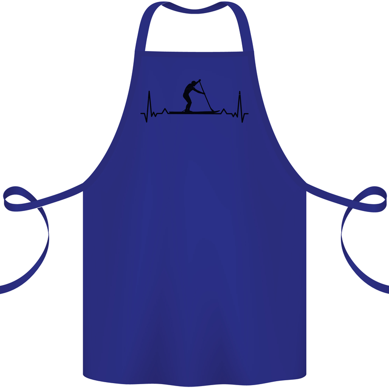Paddleboarding ECG Paddleboard Pulse Cotton Apron 100% Organic Royal Blue