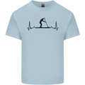 Paddleboarding ECG Paddleboard Pulse Kids T-Shirt Childrens Light Blue