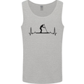 Paddleboarding ECG Paddleboard Pulse Mens Vest Tank Top Sports Grey