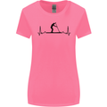 Paddleboarding ECG Paddleboard Pulse Womens Wider Cut T-Shirt Azalea