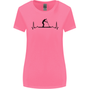 Paddleboarding ECG Paddleboard Pulse Womens Wider Cut T-Shirt Azalea