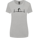 Paddleboarding ECG Paddleboard Pulse Womens Wider Cut T-Shirt Sports Grey