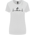Paddleboarding ECG Paddleboard Pulse Womens Wider Cut T-Shirt White
