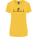Paddleboarding ECG Paddleboard Pulse Womens Wider Cut T-Shirt Yellow