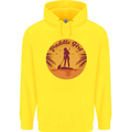 Paddleboarding Girl Childrens Kids Hoodie Yellow