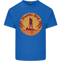 Paddleboarding Girl Kids T-Shirt Childrens Royal Blue