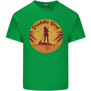 Paddleboarding Girl Mens Cotton T-Shirt Tee Top Irish Green