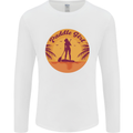 Paddleboarding Girl Mens Long Sleeve T-Shirt White