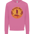 Paddleboarding Girl Mens Sweatshirt Jumper Azalea