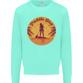 Paddleboarding Girl Mens Sweatshirt Jumper Peppermint