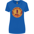 Paddleboarding Girl Womens Wider Cut T-Shirt Royal Blue