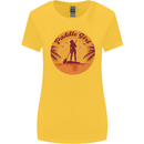 Paddleboarding Girl Womens Wider Cut T-Shirt Yellow