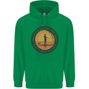 Paddleboarding & Beer Funny Paddleboard Childrens Kids Hoodie Irish Green