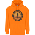 Paddleboarding & Beer Funny Paddleboard Childrens Kids Hoodie Orange