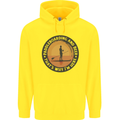 Paddleboarding & Beer Funny Paddleboard Childrens Kids Hoodie Yellow