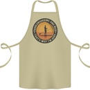 Paddleboarding & Beer Funny Paddleboard Cotton Apron 100% Organic Khaki