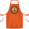 Paddleboarding & Beer Funny Paddleboard Cotton Apron 100% Organic Orange