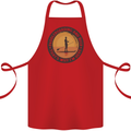 Paddleboarding & Beer Funny Paddleboard Cotton Apron 100% Organic Red
