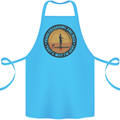 Paddleboarding & Beer Funny Paddleboard Cotton Apron 100% Organic Turquoise