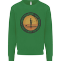 Paddleboarding & Beer Funny Paddleboard Kids Sweatshirt Jumper Irish Green