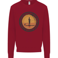 Paddleboarding & Beer Funny Paddleboard Kids Sweatshirt Jumper Red