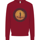 Paddleboarding & Beer Funny Paddleboard Kids Sweatshirt Jumper Red