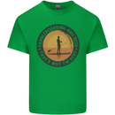 Paddleboarding & Beer Funny Paddleboard Mens Cotton T-Shirt Tee Top Irish Green
