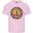 Paddleboarding & Beer Funny Paddleboard Mens Cotton T-Shirt Tee Top Light Pink