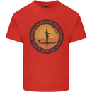 Paddleboarding & Beer Funny Paddleboard Mens Cotton T-Shirt Tee Top Red