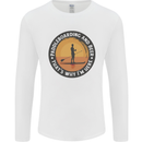 Paddleboarding & Beer Funny Paddleboard Mens Long Sleeve T-Shirt White