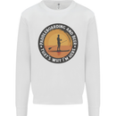 Paddleboarding & Beer Funny Paddleboard Mens Sweatshirt Jumper White