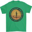 Paddleboarding & Beer Funny Paddleboard Mens T-Shirt 100% Cotton Irish Green