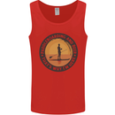 Paddleboarding & Beer Funny Paddleboard Mens Vest Tank Top Red