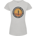 Paddleboarding & Beer Funny Paddleboard Womens Petite Cut T-Shirt Sports Grey