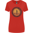 Paddleboarding & Beer Funny Paddleboard Womens Wider Cut T-Shirt Red