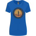 Paddleboarding & Beer Funny Paddleboard Womens Wider Cut T-Shirt Royal Blue